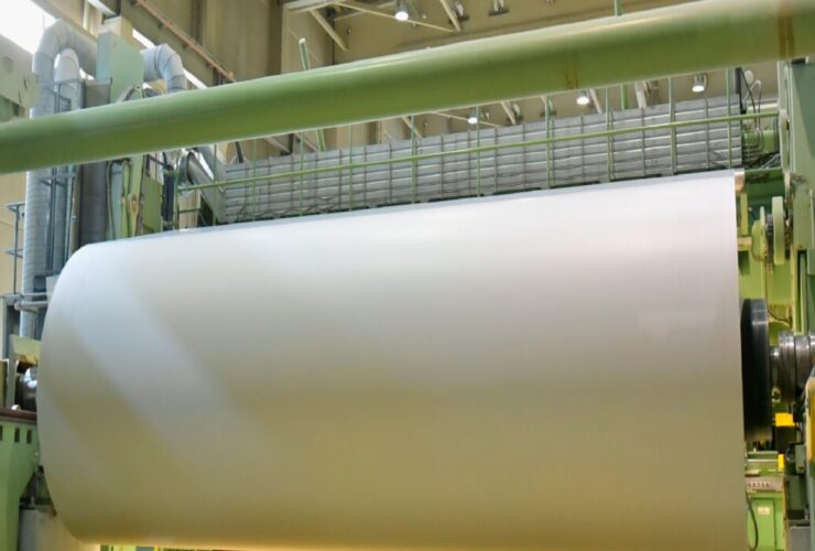 mill production of rolls for the printing industry  rolls in a factory  Tex Biosciences  - Tex Biosciences